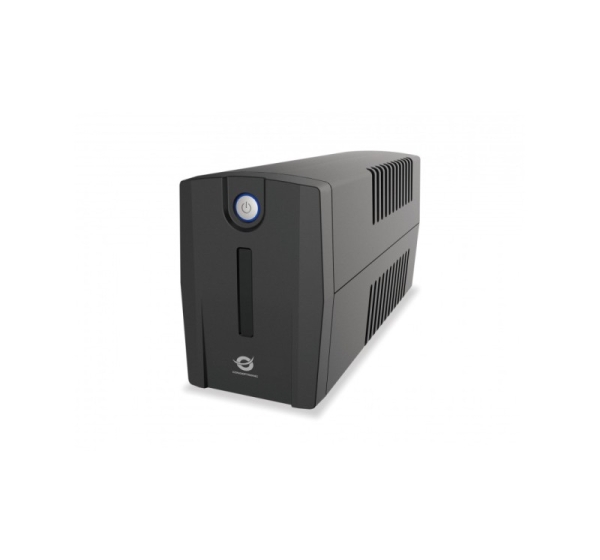 Conceptronic ZEUS01G 650VA 360W UPS, UK socket x 2, HID USB, RJ45 In/Out, AVR