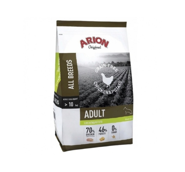 ARION Original Grain Free Chicken & Potato - dry dog food - 12kg