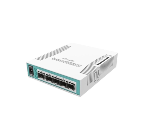 Mikrotik CRS106-1C-5S network switch Gigabit Ethernet (10/100/1000) Power over Ethernet (PoE) White