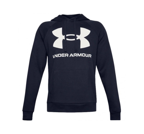 Under Armour Men's Rival Fleece Big Logo HD Navy Blue 1357093 410