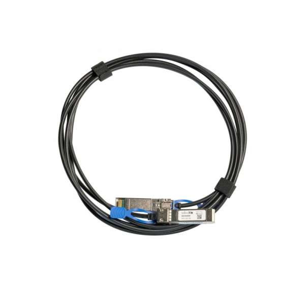 Mikrotik XS+DA0001 InfiniBand/fibre optic cable 1 m SFP/SFP+/SFP28 Black