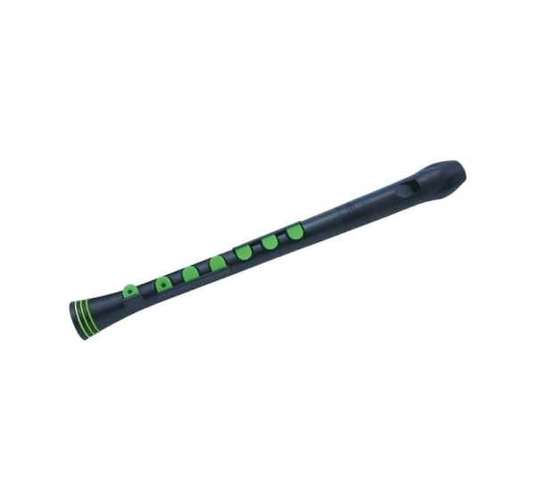 NUVO Recorder+ soprano recorder, black and green