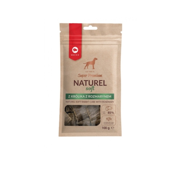 MACED Super Premium Naturel Soft Rabbit with rosemary - Dog treat - 100g