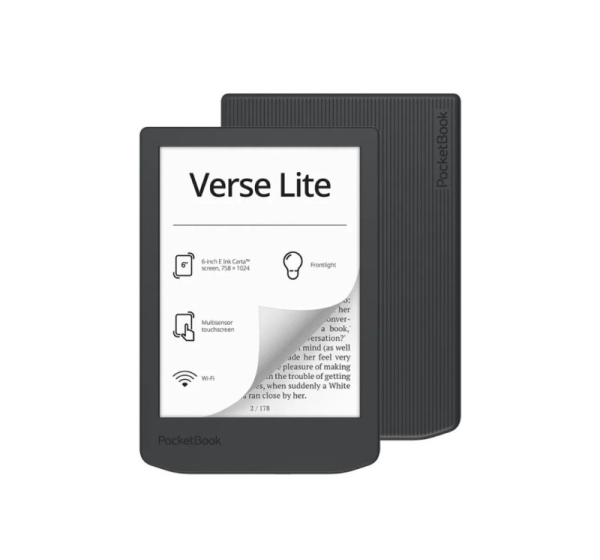Ebook PocketBook Verse Lite 619 6’ E-Ink Carta 8GB Wi-Fi Gray