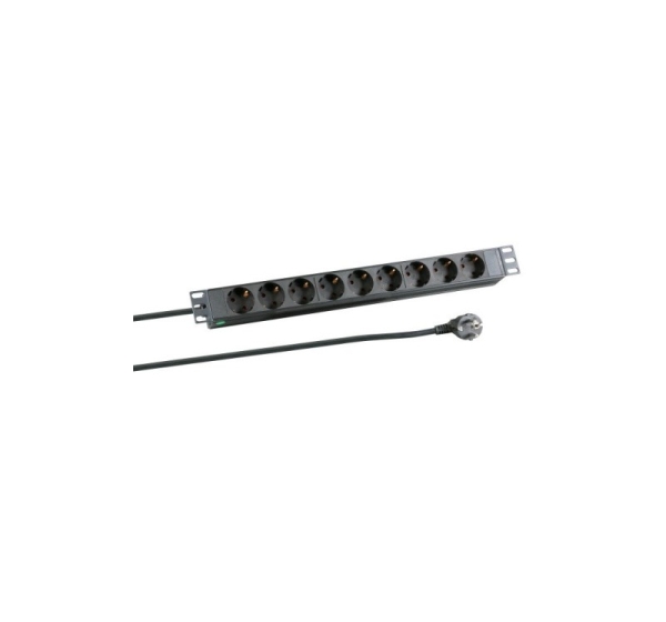 EFB Elektronik EK631DE.1 power extension 2 m 9 AC outlet(s) Indoor Black