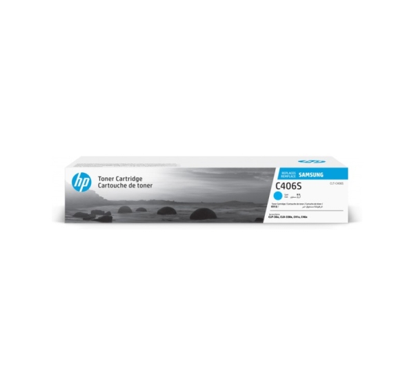 Samsung CLT-C406S Cyan Original Toner Cartridge