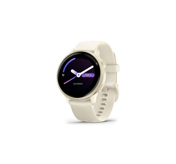 Garmin vívoactive 6 3.05 cm (1.2") AMOLED 42 mm Digital 390 x 390 pixels Touchscreen White Wi-Fi GPS (satellite)