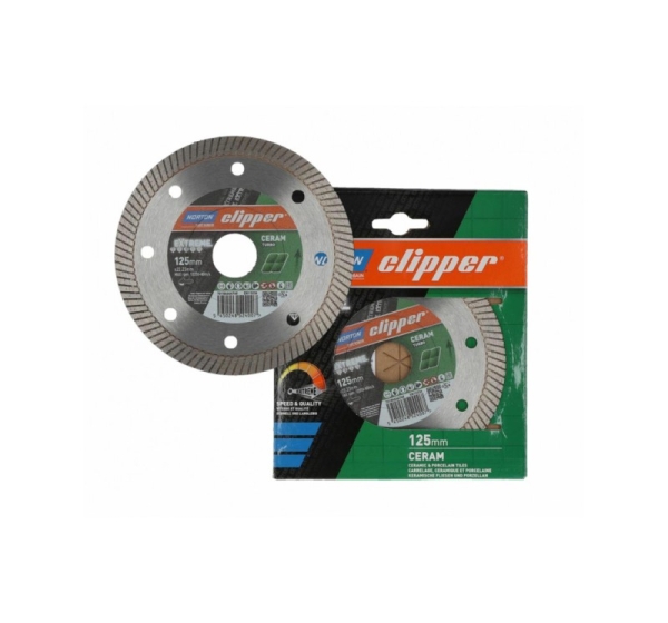 NORTON TARCZA DIAMENTOWA TURBO 125mm CLIPPER EXTREME CERAM