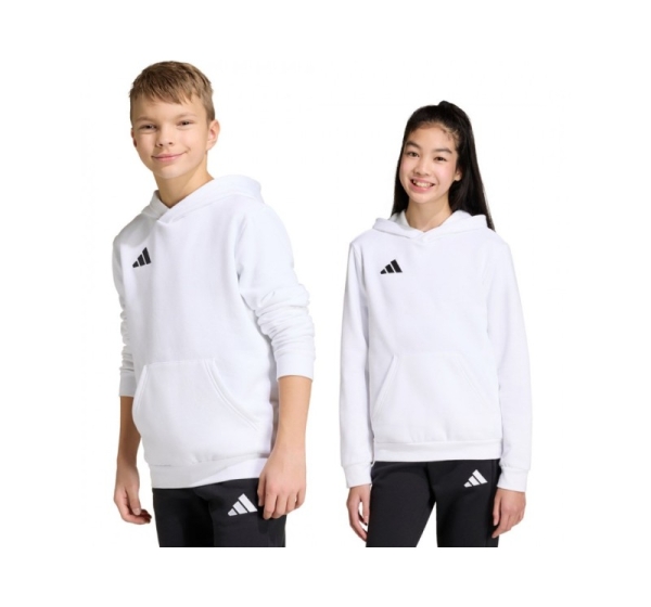 Bluza dla dzieci adidas Entrada 26 Hoody biała JZ6561 164cm