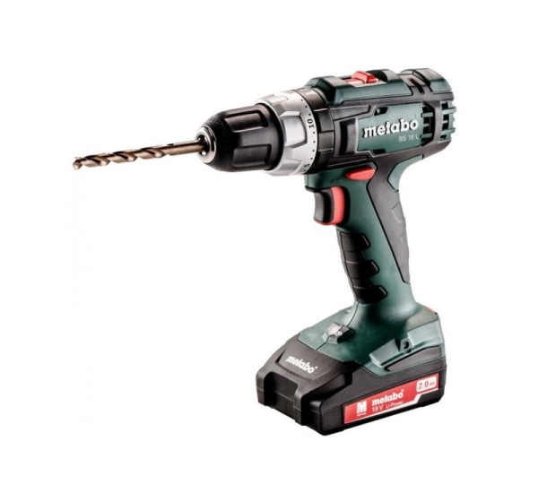 Metabo BS 18 L 1800 RPM Keyless 1.6 kg Black, Green, Red, Silver