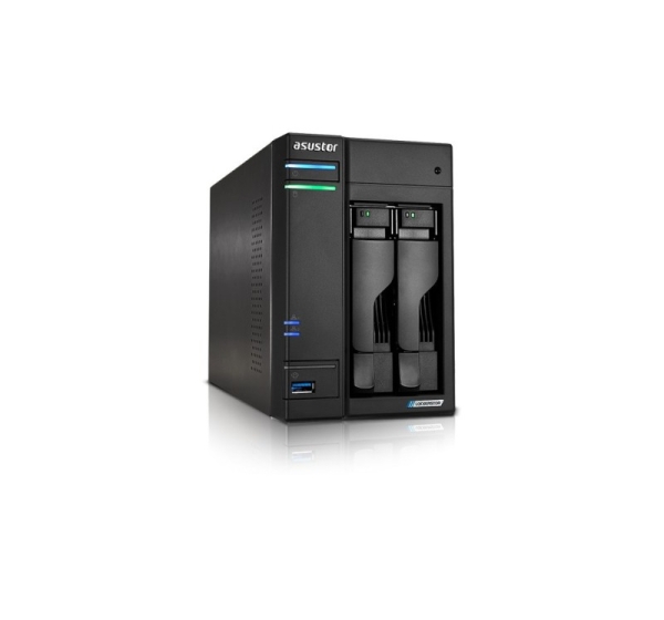Asustor LOCKERSTOR 2 Gen2 (AS6702T) NAS Desktop Intel® Celeron® N5105 4 GB DDR4 0 TB ADM Black
