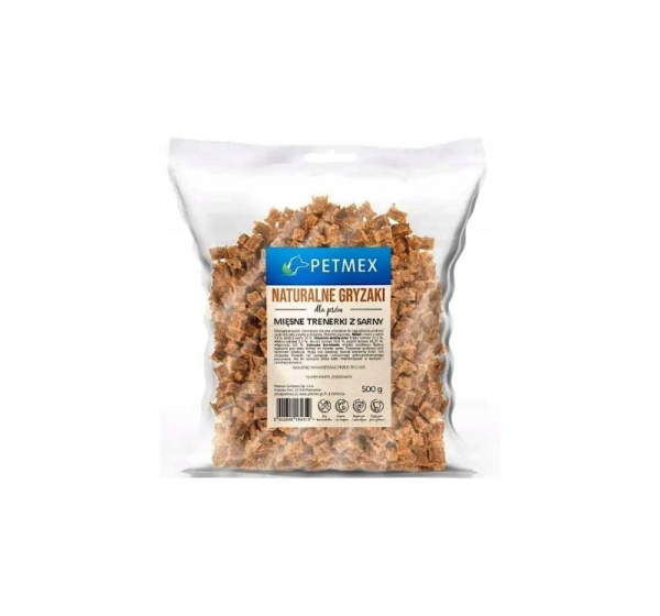 PETMEX Roe deer meat treats - dog treat - 500g