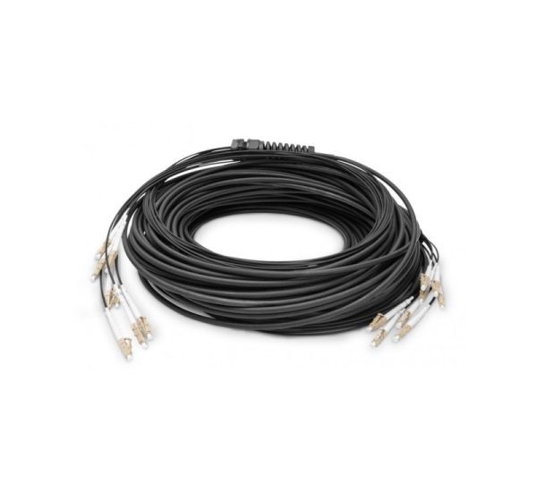 Digitus Pre-assembled Fiberglass Universal Breakout Cable, Multi Mode OM4, 8 Fibers, LC/UPC - LC/UPC