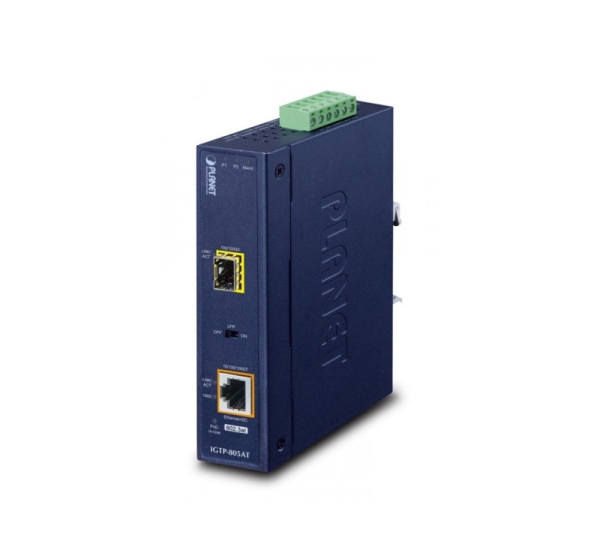 PLANET IGTP-805AT network media converter 2000 Mbit/s 1310 nm Blue