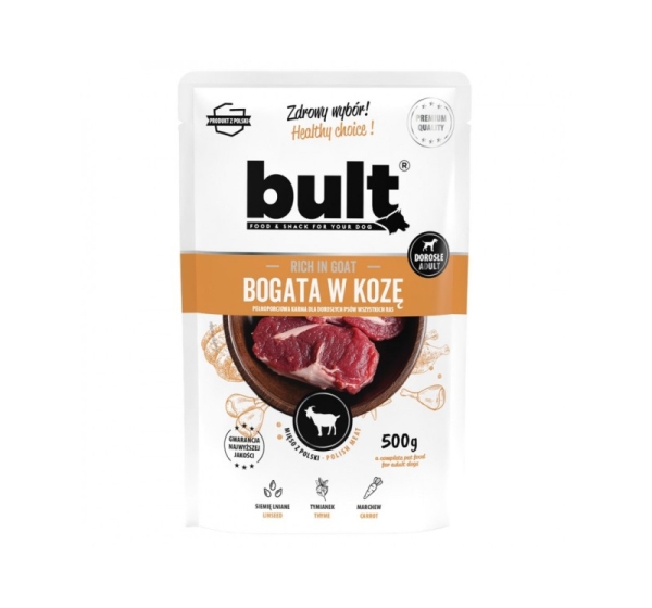 BULT Rich in goat - wet dog food - 500g
