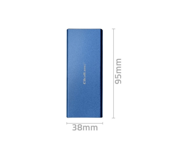 Qoltec 51832 Enclosure M.2 SSD drive SATA NGFF