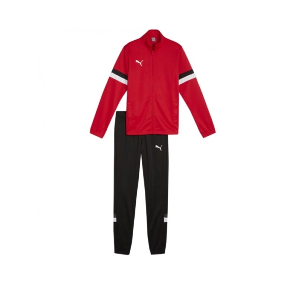 Dres dla dzieci Puma Team Rise czerwono-czarny 658655 01 152cm