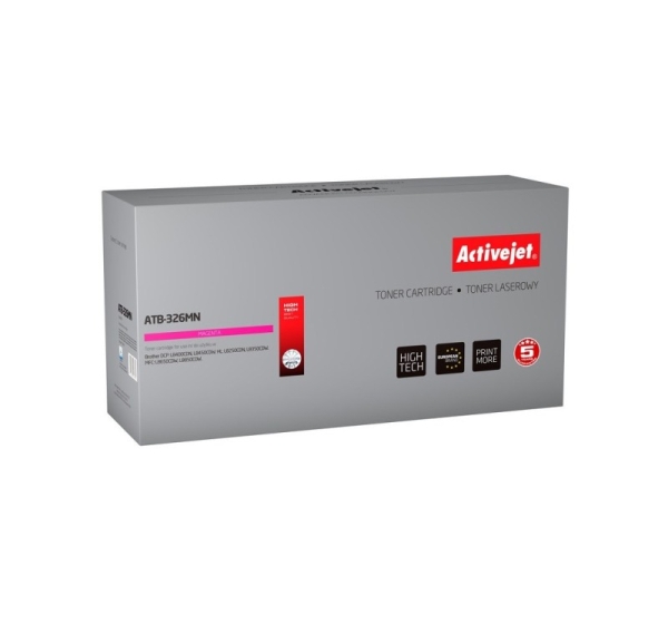 Activejet ATB-326MN Toner (replacement for Brother TN-326M; Supreme; 3500 pages; Magenta)