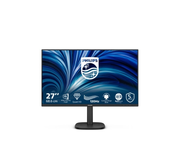 Philips 27B2N3500J/00 computer monitor 68.6 cm (27") 2560 x 1440 pixels 2K LCD Black