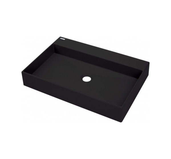Granite countertop washbasin with space for a tap