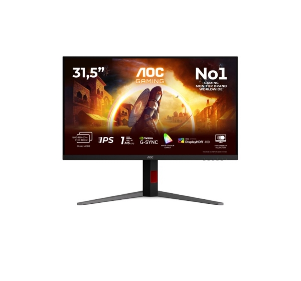 AOC G4 U32G4U computer monitor 80 cm (31.5") 3840 x 2160 pixels 4K Ultra HD Black, Red