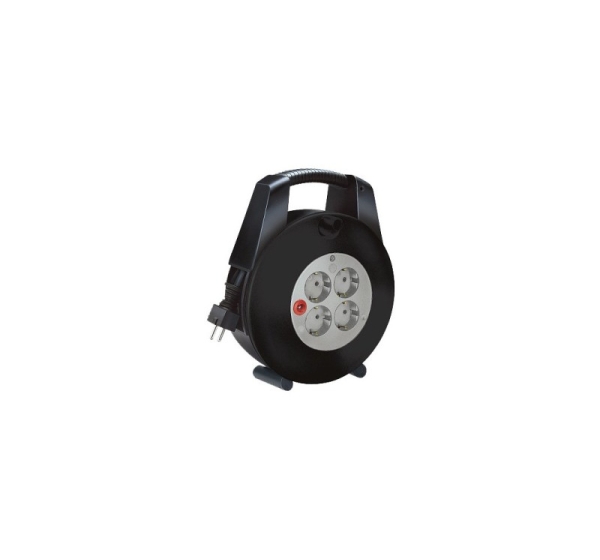 Brennenstuhl Vario Line power extension 15 m 4 AC outlet(s) Black, Grey