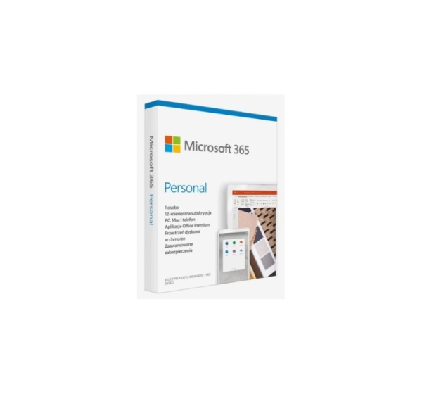 Microsoft 365 Personal PL (1 person; 5 devices ; 12 months; physical version; Poland) (EP2-32454)