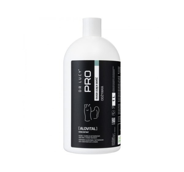 DR LUCY Pro Alovital Long Coat – dog conditioner – 1l