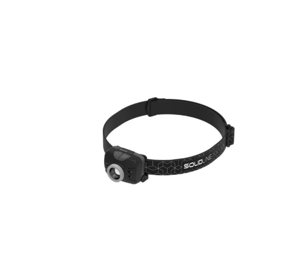 Solid 502205 flashlight Black Headband flashlight LED
