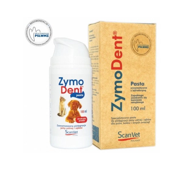 SCANVET Zymodent – enzymatic toothpaste for dogs and cats – 100 ml