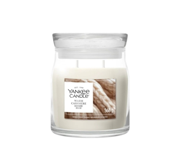 Scented candle YANKEE CANDLE WARM CASHMERE 368 g medium