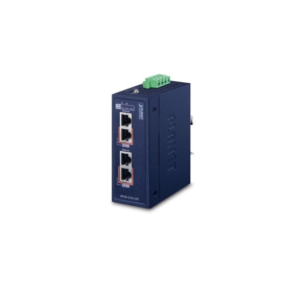 PLANET IPOE-270-12V PoE adapter 2.5 Gigabit Ethernet, 5 Gigabit Ethernet, Gigabit Ethernet