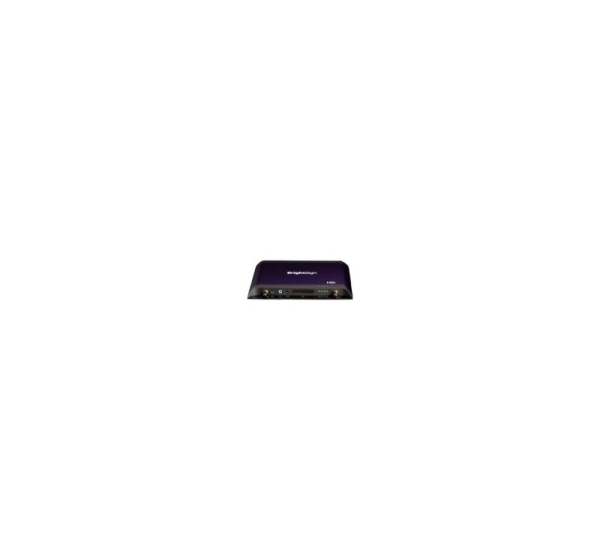 BrightSign HD1026 digital media player Black 4K Ultra HD 3840 x 2160 pixels Wi-Fi