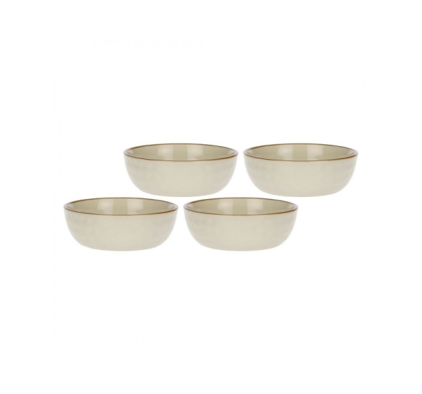 Set of 4 Concerto Avorio salad bowls - Ivory, 20 cm