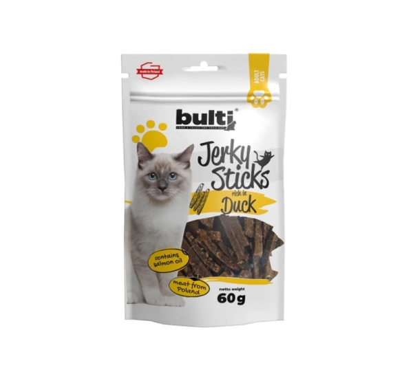 BULTI Jerky sticks rich in duck - cat treats - 60g