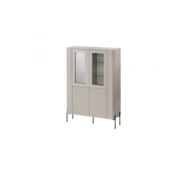 Cama VERA display cabinet 110x40x160 matt cashmere