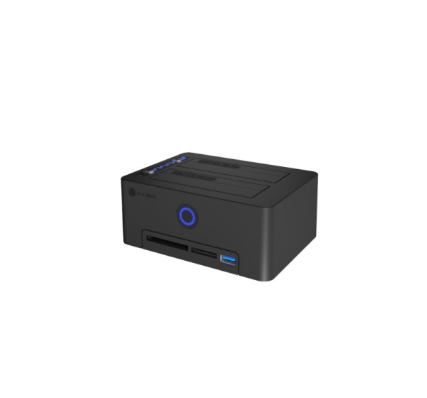 ICY BOX IB-1233CL-CR USB 3.2 Gen 1 (3.1 Gen 1) Type-A Black