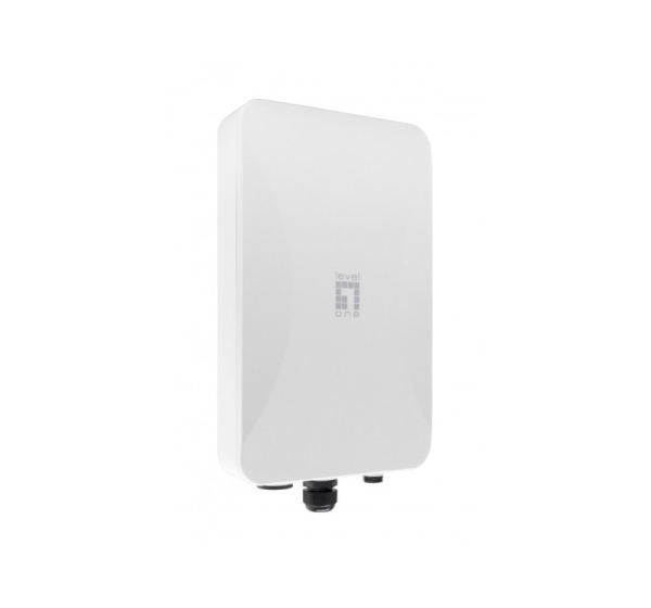 LevelOne AX3000 Dual Band Wi-Fi 6 Outdoor PoE Wireless Access Point, Omni-directional