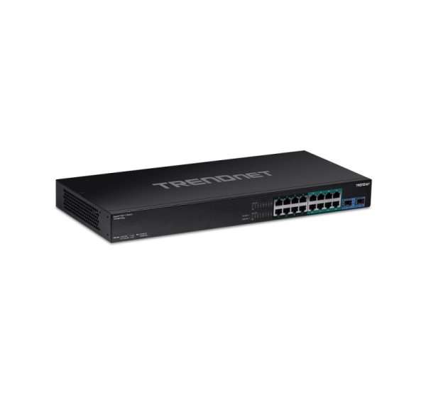 Trendnet TPE-BG182G network switch Unmanaged Gigabit Ethernet (10/100/1000) Power over Ethernet (PoE) 1U Black