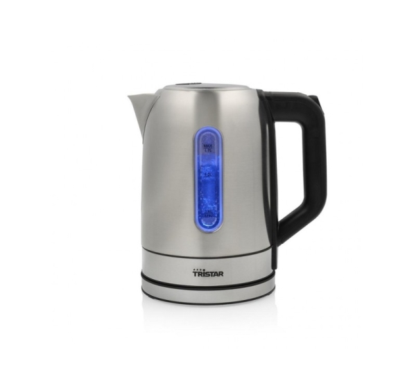 Tristar WK-1344 electric kettle 1.7 L 2200 W Black, Silver
