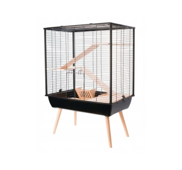 Zolux Cage Neo Cozy Large Rodents H80, black color