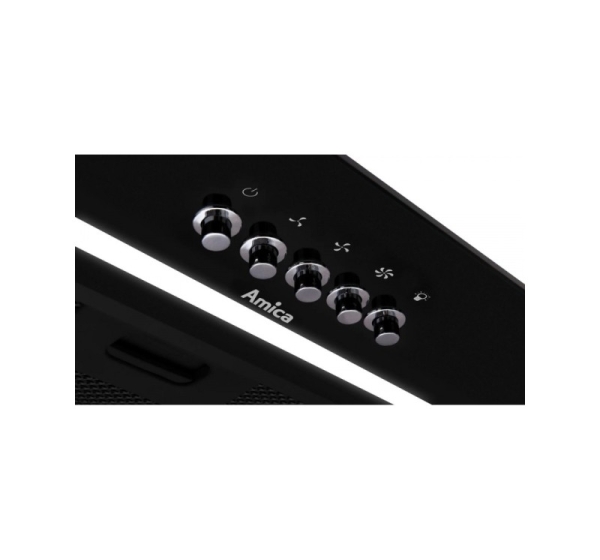 Amica OMP6255BG Built-in cooker hood black 389 m³/h