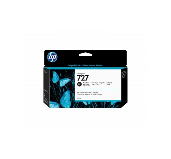 HP 727 130-ml Photo Black DesignJet Ink Cartridge