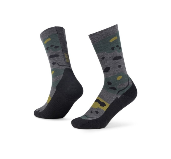 BUFF Merino Lightweight Crew Sock LWC2 Socks, Grey L