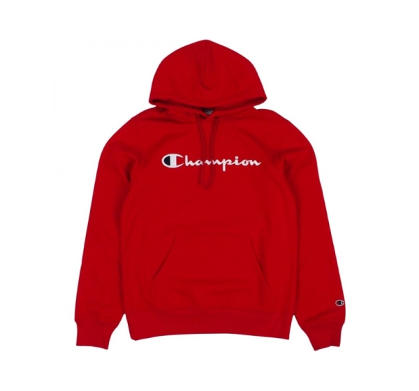Men's Champion Hooded Sweatshirt Red 220253 RS054 S