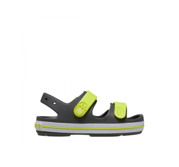 Sandały dla dzieci Crocs Crocband Cruiser grafitowo-żółte 209423 1NJ 32-33