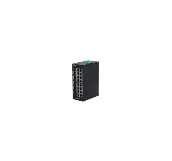 Dahua Technology HS4420-16GT-190 network switch Managed L2 Gigabit Ethernet (10/100/1000) Power over Ethernet (PoE) Desktop Black