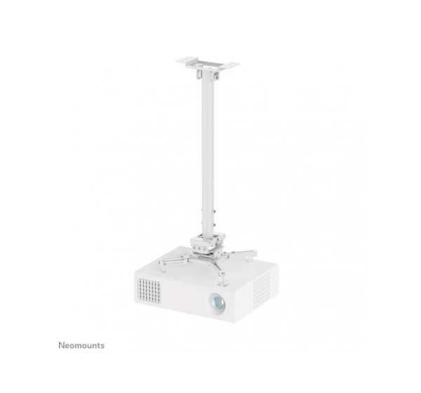 Neomounts CL25-550WH1 Beamer ceiling mount - h 74,5-114,5 cm - easy-install - full motion
