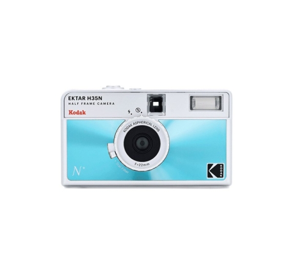 Kodak EKTAR H35N Compact film camera 35 mm Blue, Silver