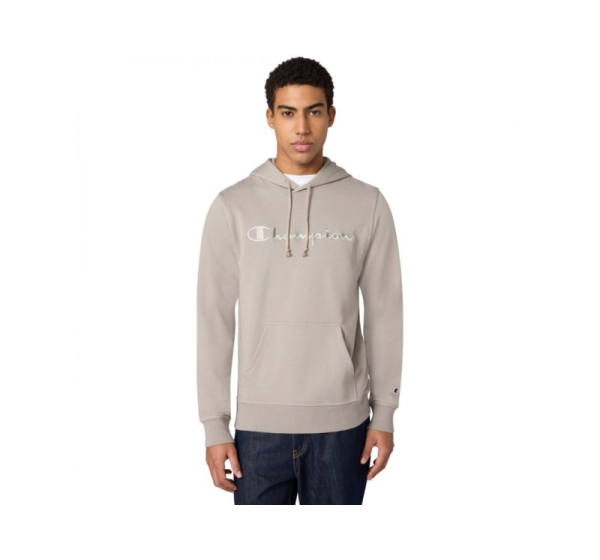 Bluza męska Champion Hooded Sweatshirt beżowa 220782 ES035 L